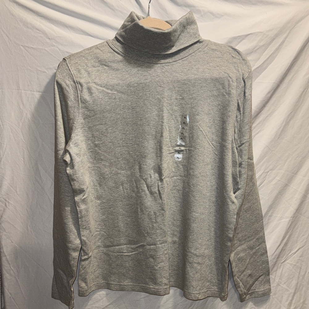 St. John's Bay Classic Gray Turtleneck Sweater